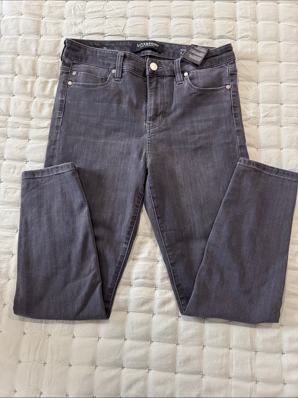 Liverpool Charcoal Skinny Jeans